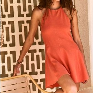 Free People Seashell Coral Sweater Romper